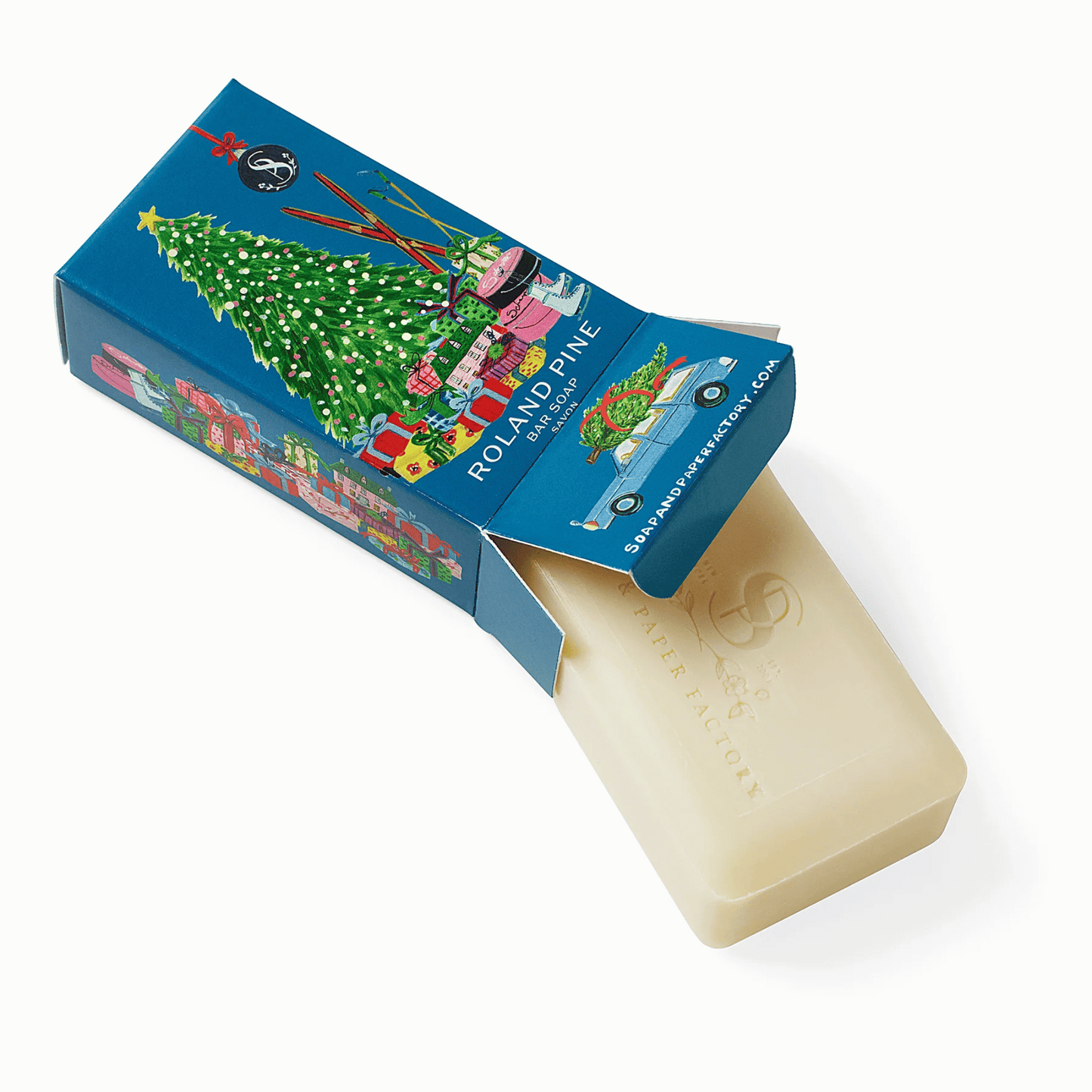 Primary Image of Home for the Holidays Roland Pine Shea Butter Boxed Soap Bar