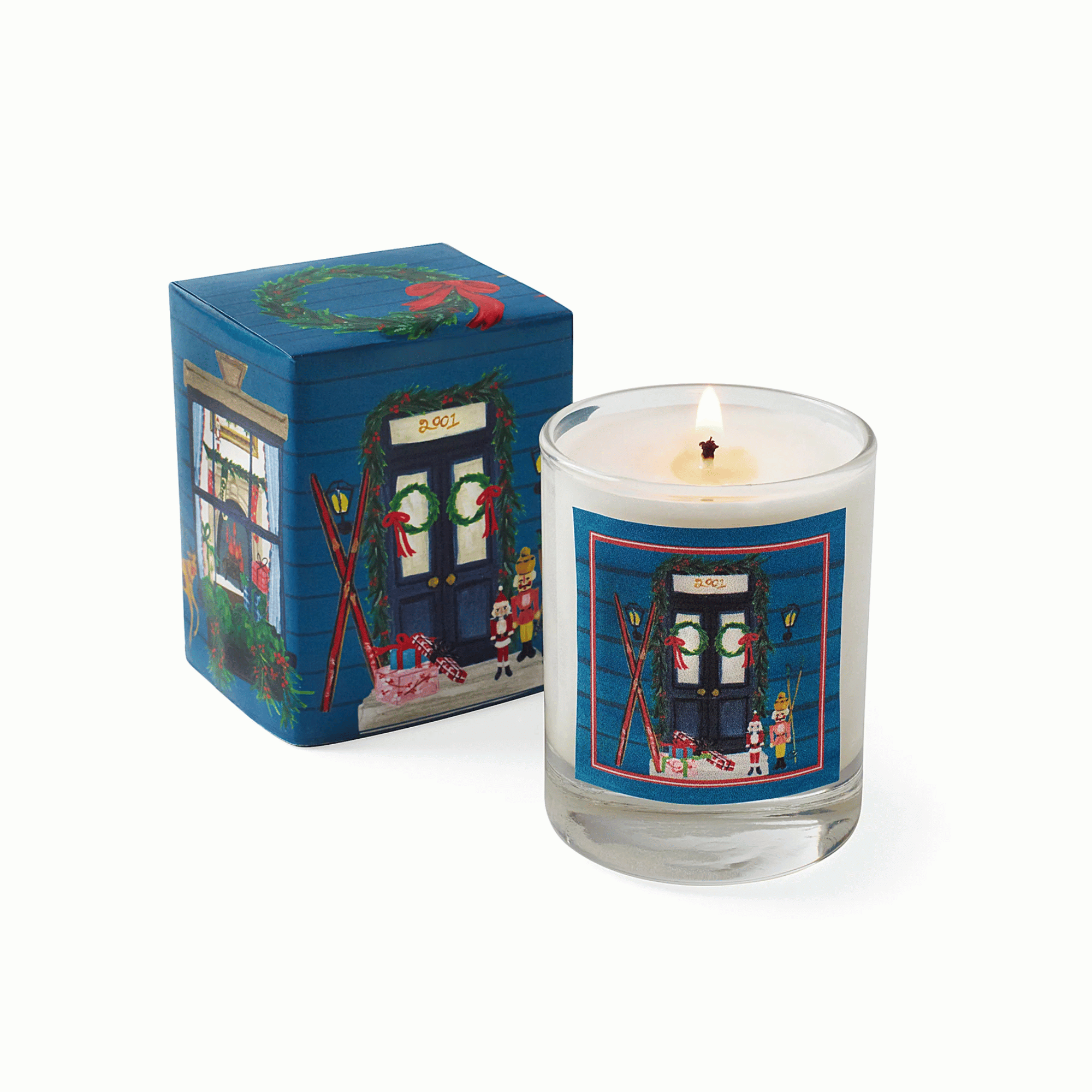 Soap & Paper Factory Home for the Holidays Roland Pine Votive Soy Glas ...