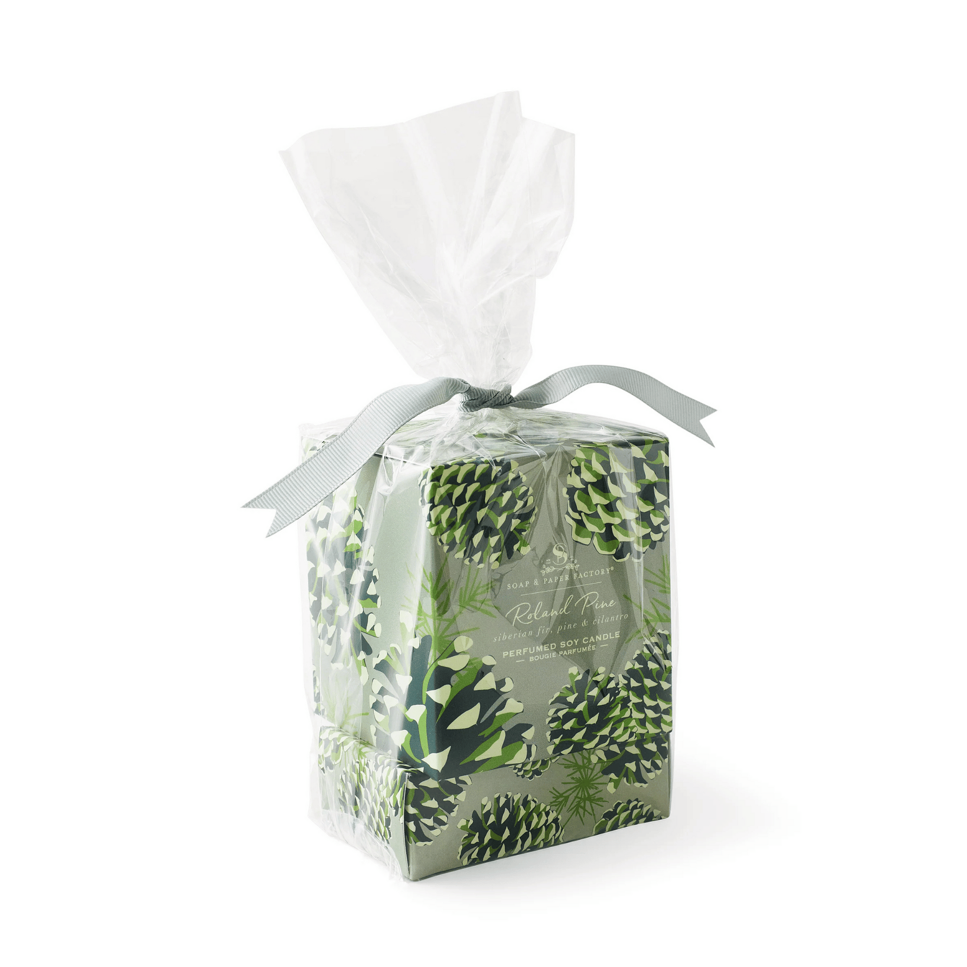 Primary Image of Roland Pine 9.5 oz Large Soy Candle & 5 oz Soap Gift Set