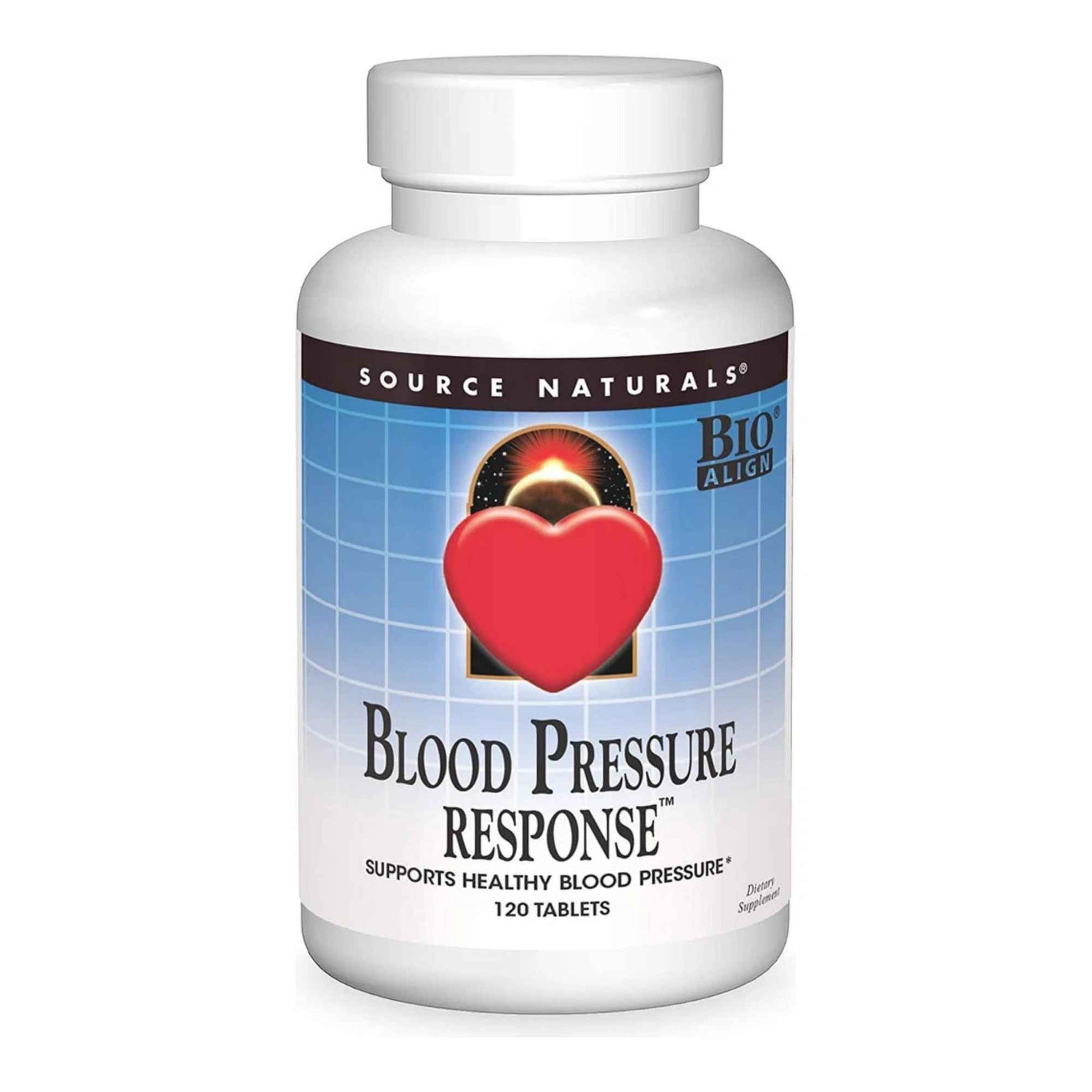 Primary Image of Blood Pressure Response, white bottle with blue label