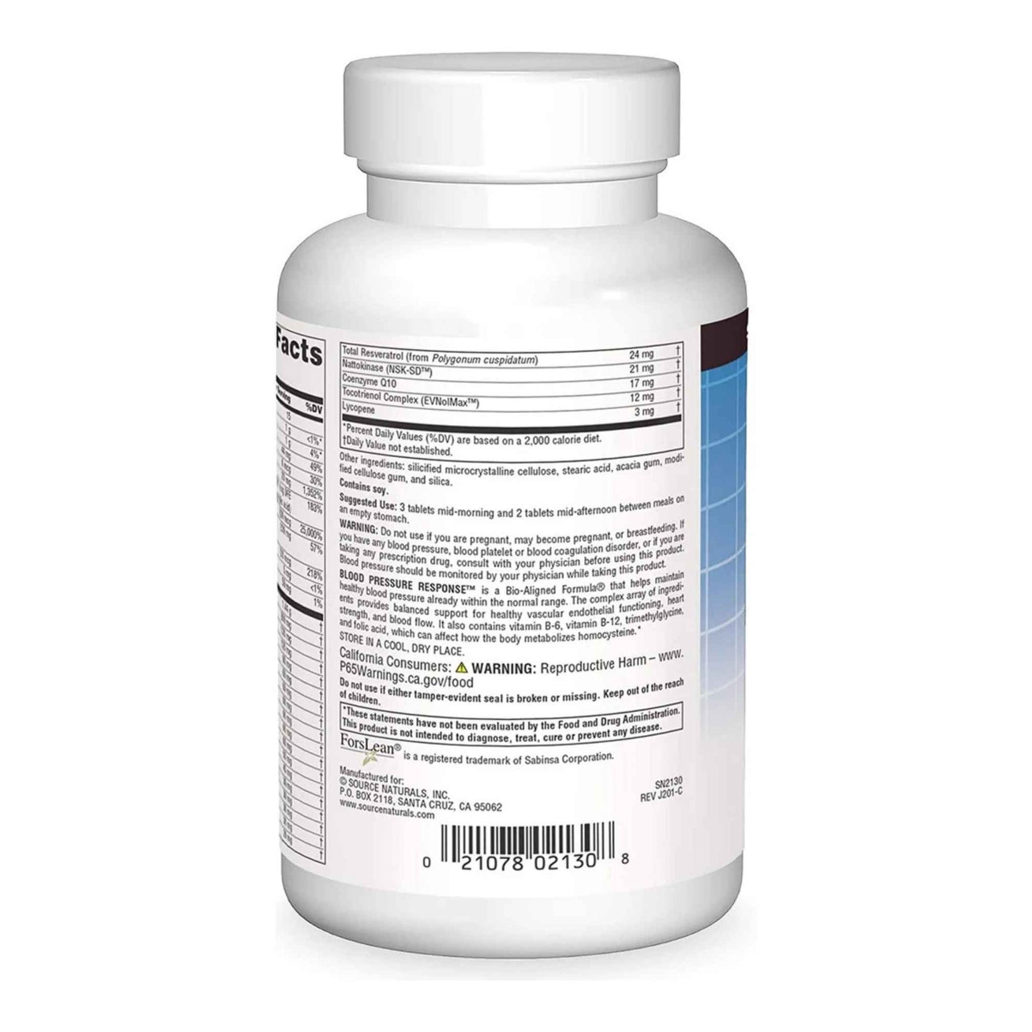 Alternate Image of Blood Pressure Response, white bottle with blue label