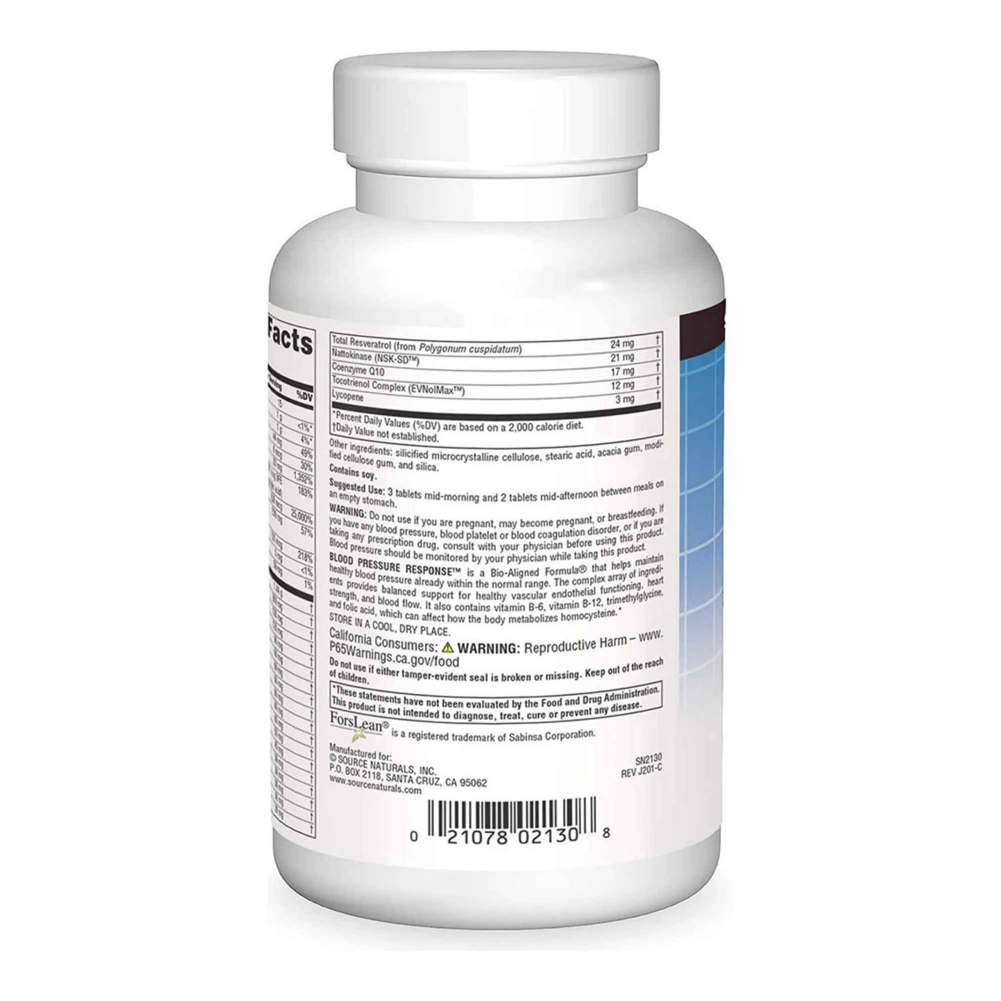 Alternate Image of Blood Pressure Response, white bottle with blue label