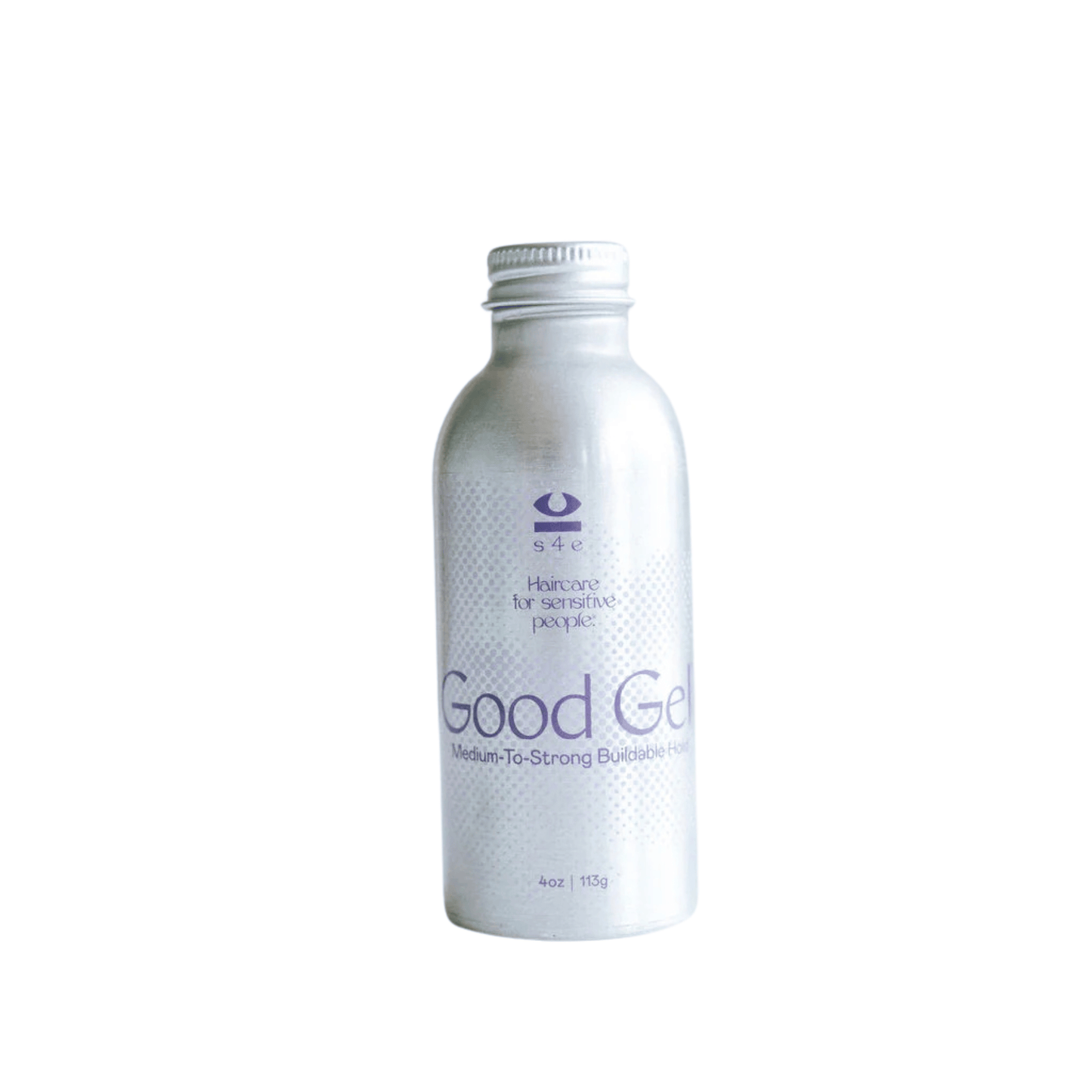 Primary Image of Good Gel, silver bottle with purple writing