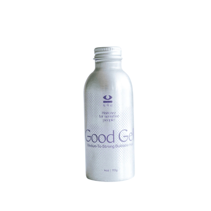Primary Image of Good Gel, silver bottle with purple writing