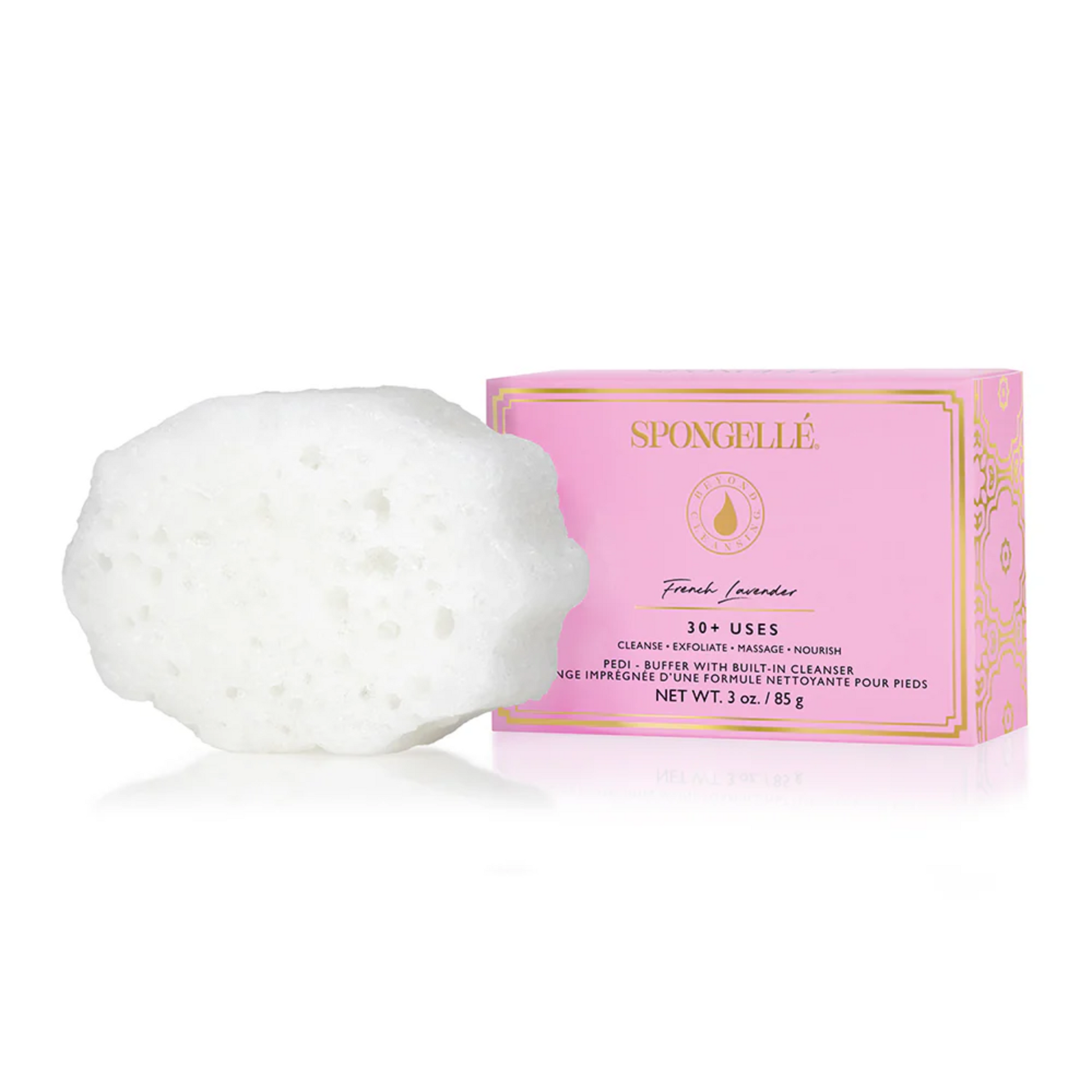 spongelle french lavender boxed flower Spongelle French Lavender Pedi Buffer #10089060 – Smallflower