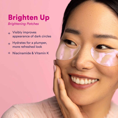 Alternate Image of Brighten Up Eye Patches, patches on model