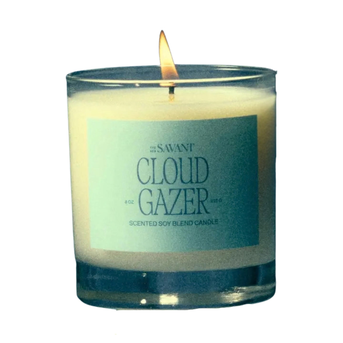 Primary Image of Cloud Gazer Candle, candle with light blue label