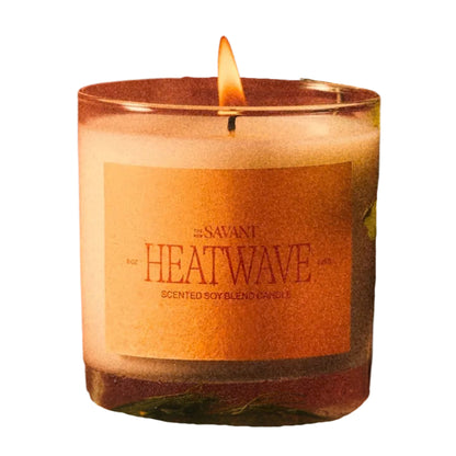 Primary Image of Heatwave Candle, candle with orange label