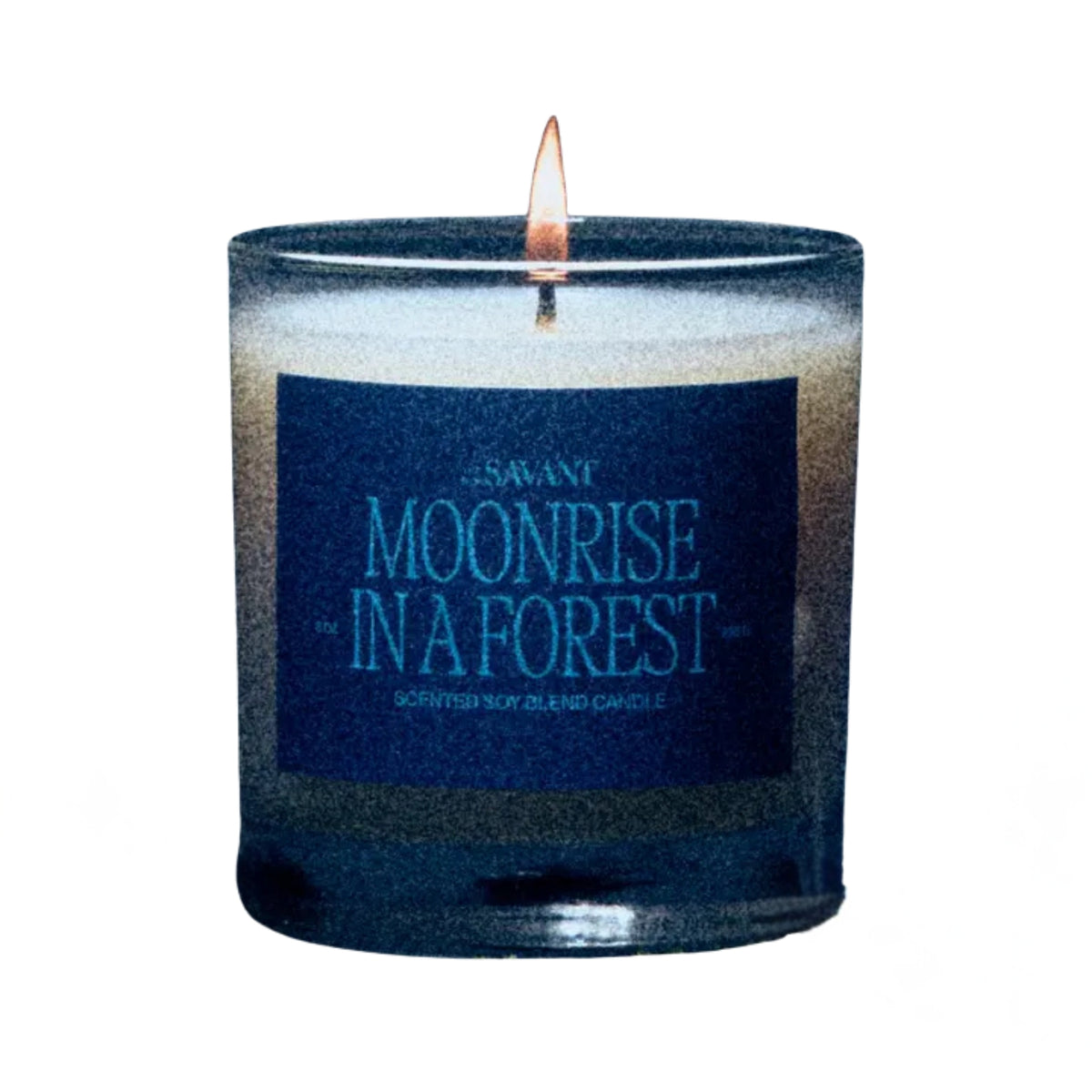 Primary Image of Moonrise in a Forest Candle, candle with dark label 