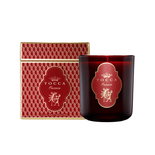Primary Image of Oaxaca Red Glass Candle