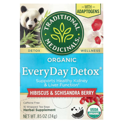 Primary Image of Everyday Detox Tea, tea box with text