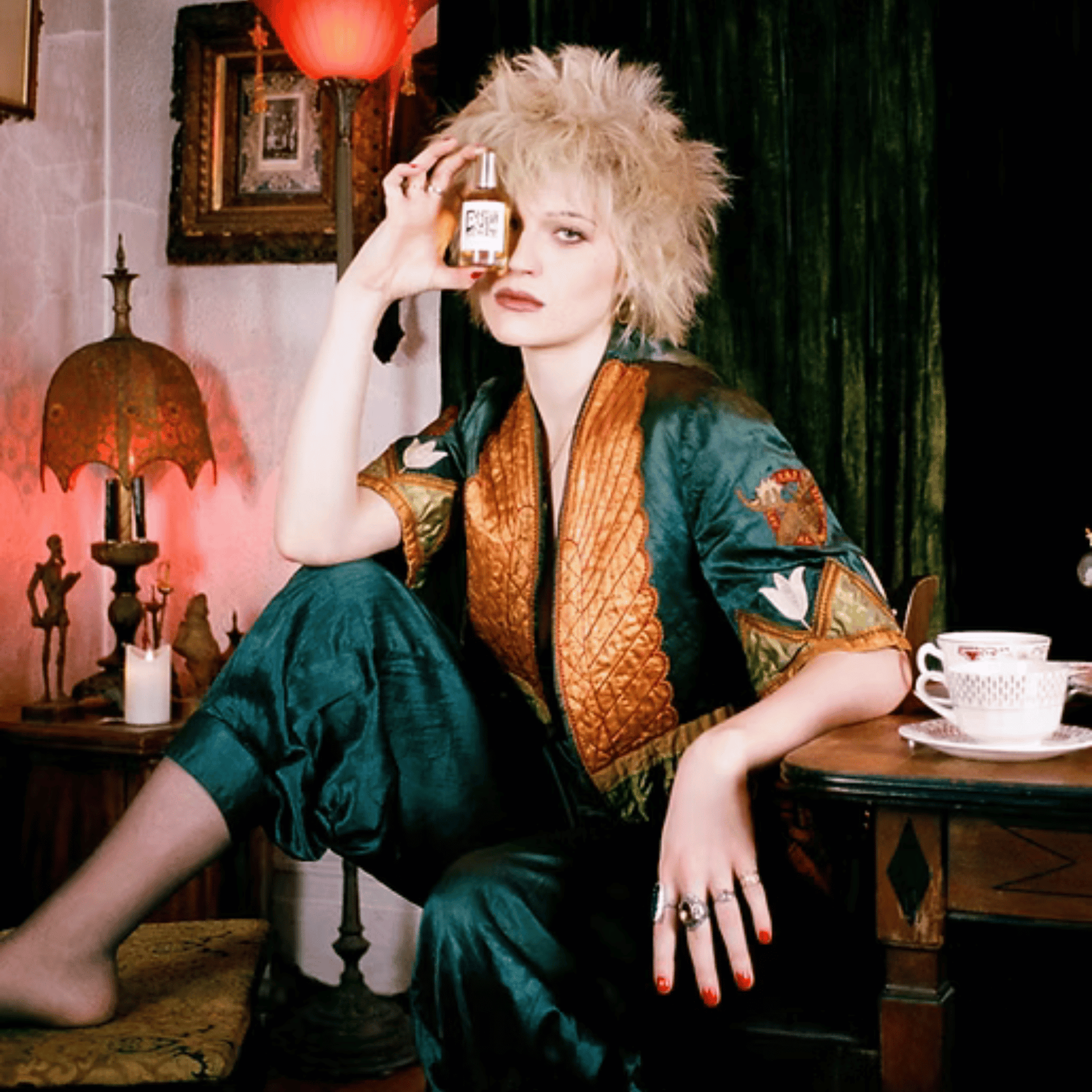 Alternate Image of Chelsea Staircase EDP, perfume bottle with model