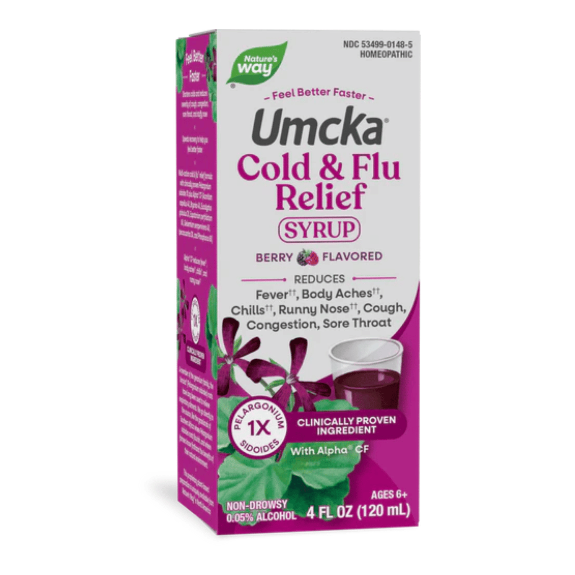 Primary Image of Umcka Berry Cold & Flu Relief Syrup Berry Flavor