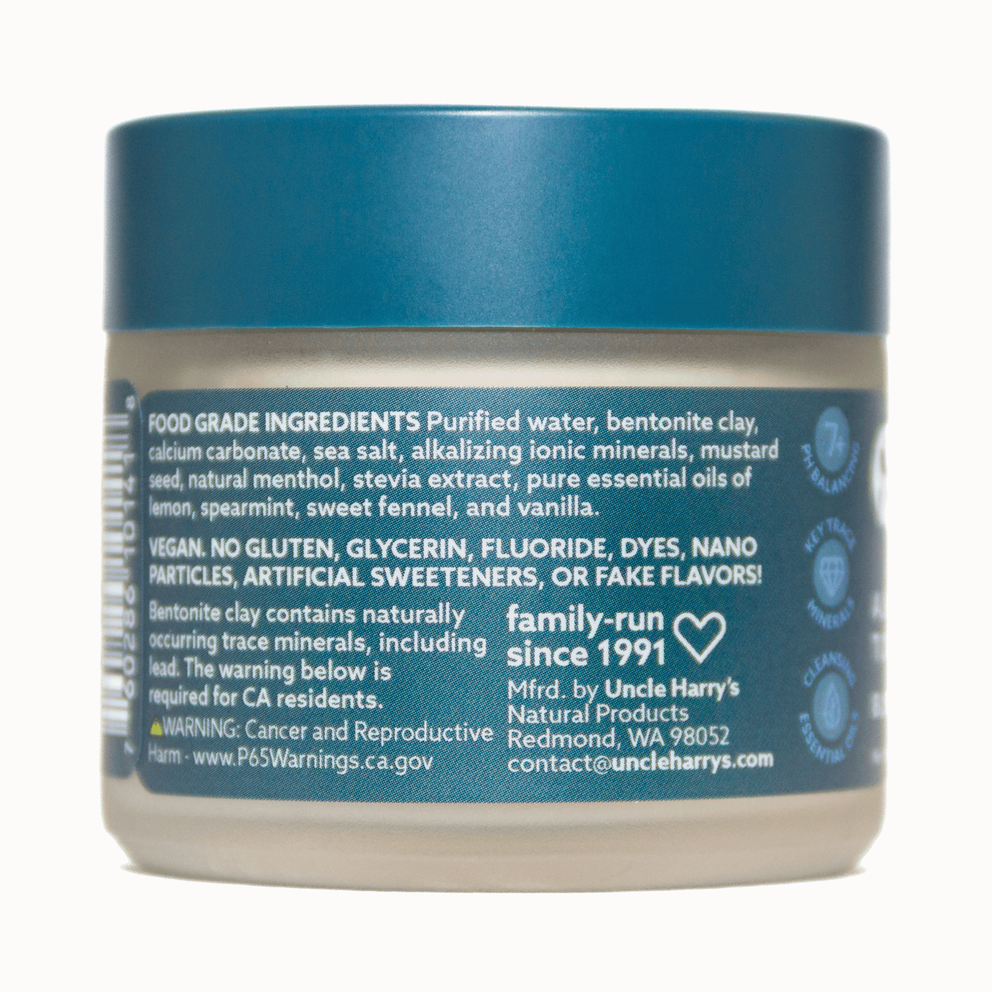 Alternate Image of Bliss Mint Toothpaste, frosted jar with blue lid and label