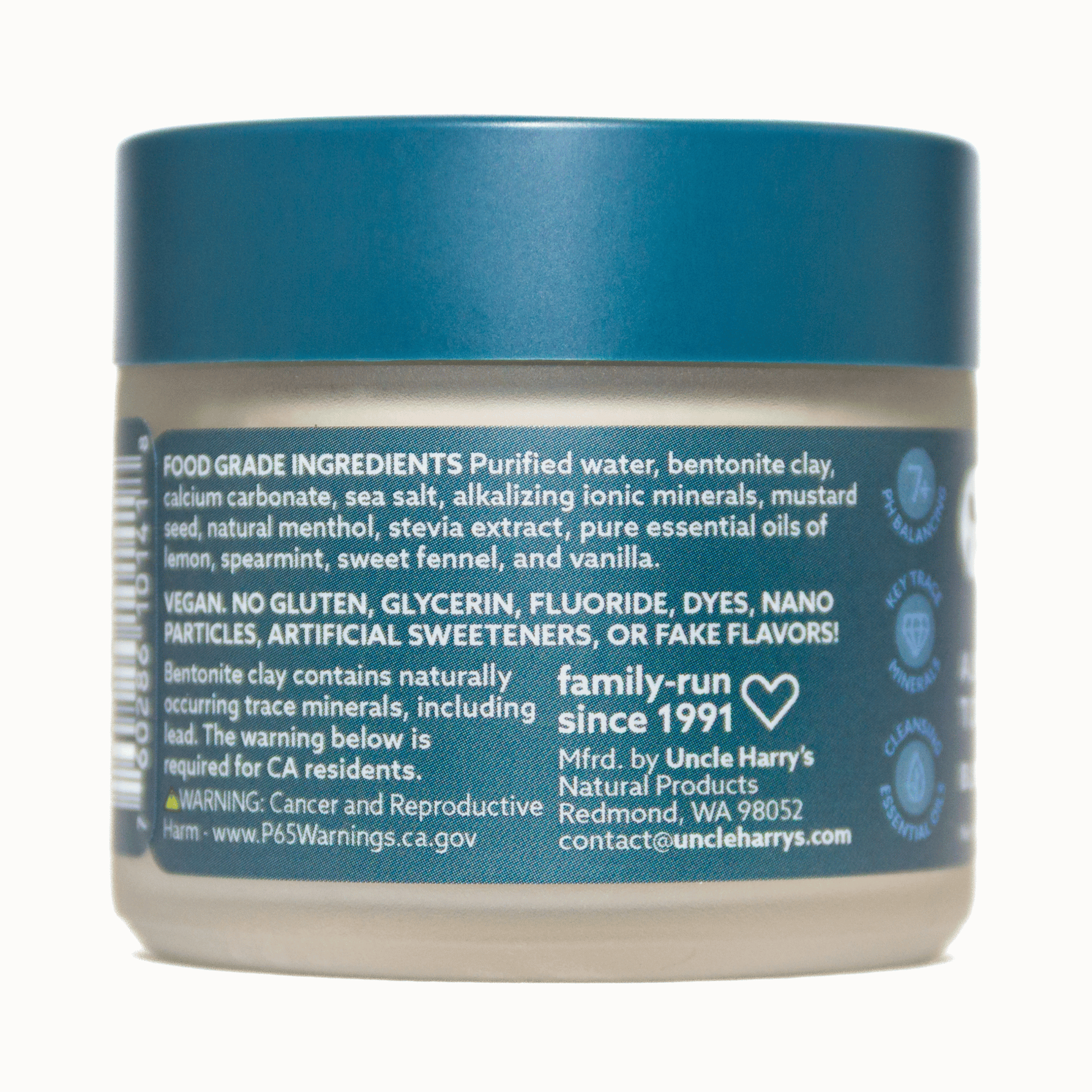 Alternate Image of Bliss Mint Toothpaste, frosted jar with blue lid and label