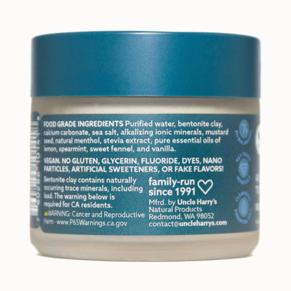 Alternate Image of Bliss Mint Toothpaste, frosted jar with blue lid and label