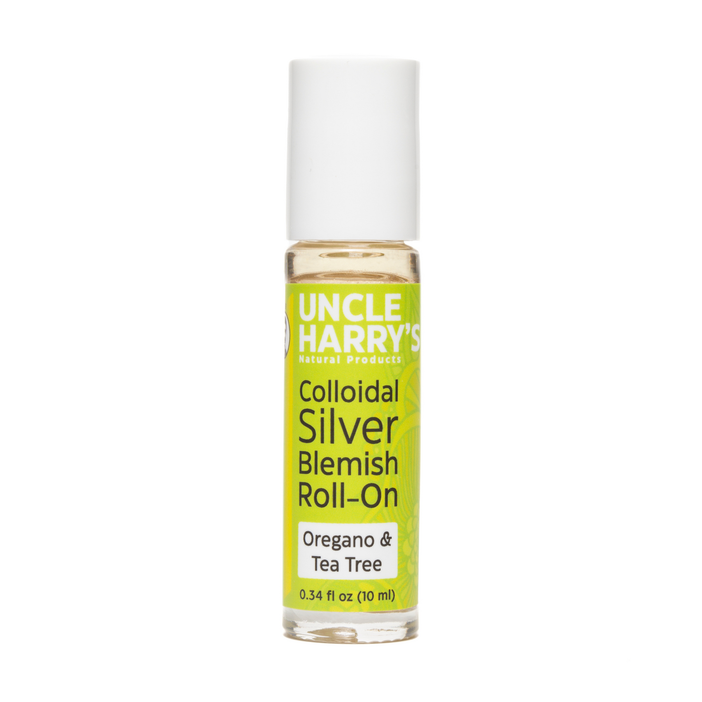 primary image of uncle harry's colloidal silver blemish roll on oregano and tea tree