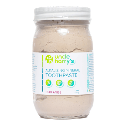 Primary Image of Anise Toothpaste Jar, clear jar with white lid and label