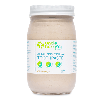 Primary Image of Cinnamon Toothpaste Jar, clear jar with white lid and label