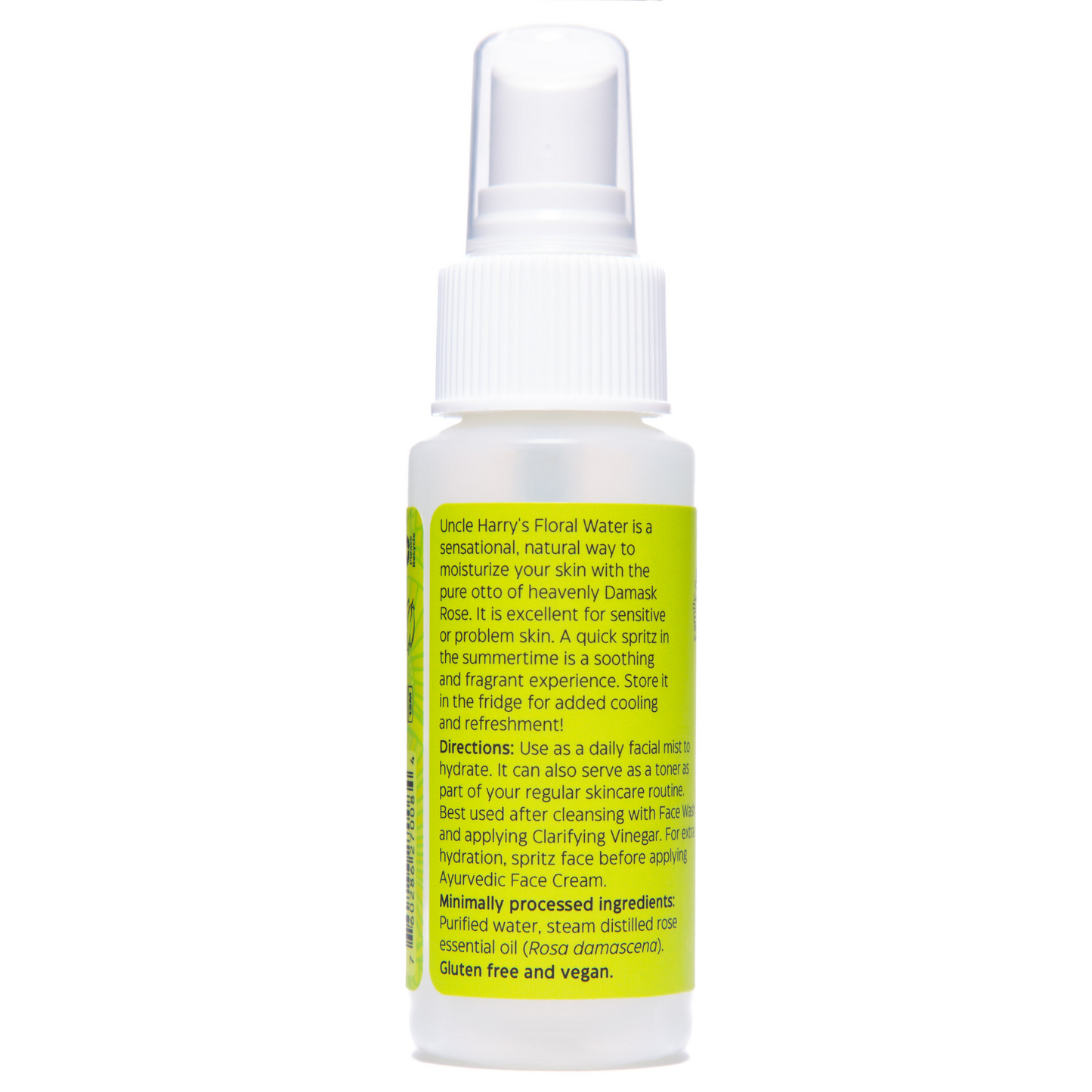 alternate image of uncle harry's damask rose floral water 2oz