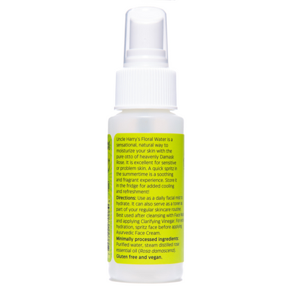 alternate image of uncle harry's damask rose floral water 2oz