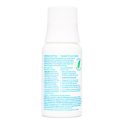 Alternate Image of Miracle Mouthwash 3 oz, white bottle with dosing cap