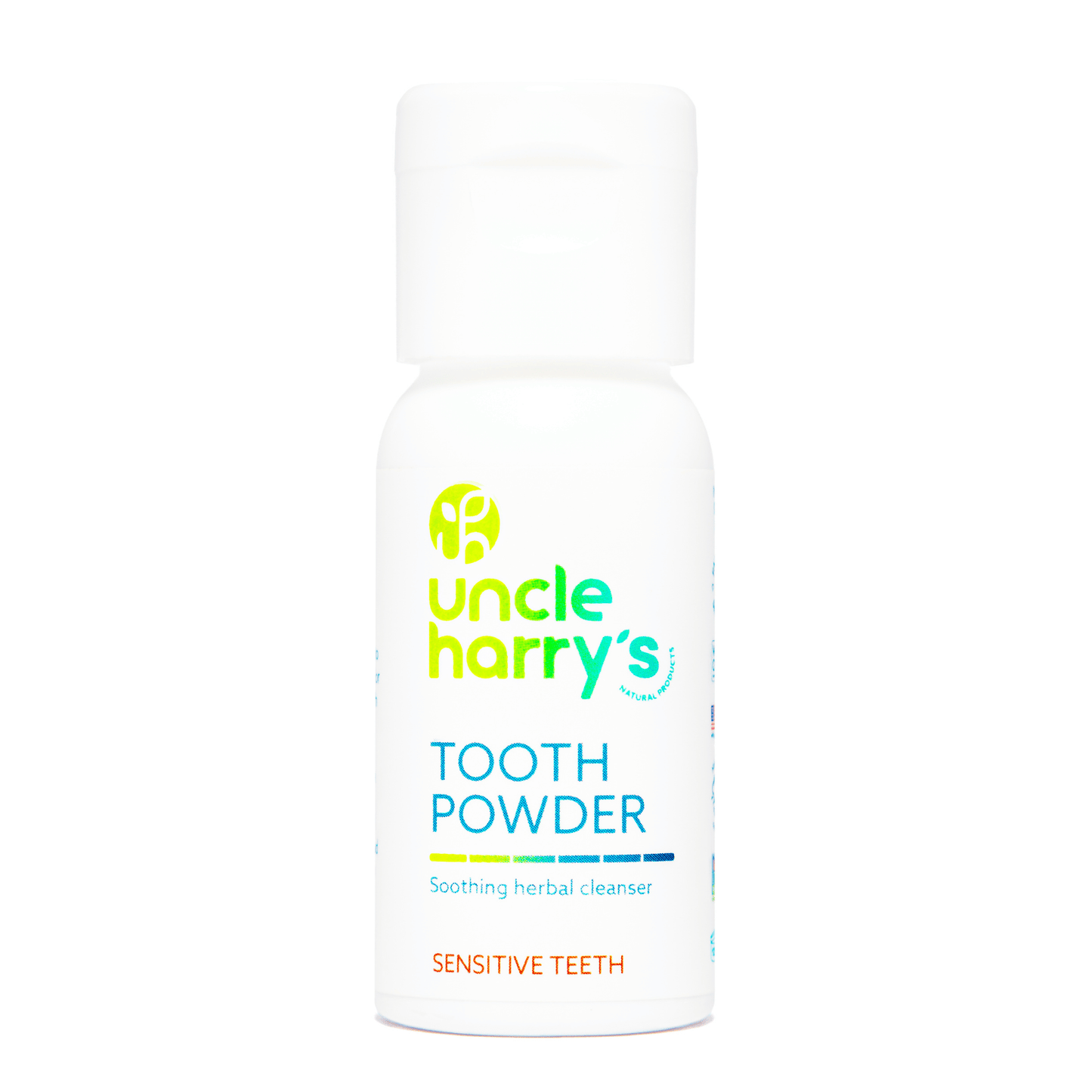 Primary Image of Tooth Powder for Sensitive Teeth, white flip top bottle