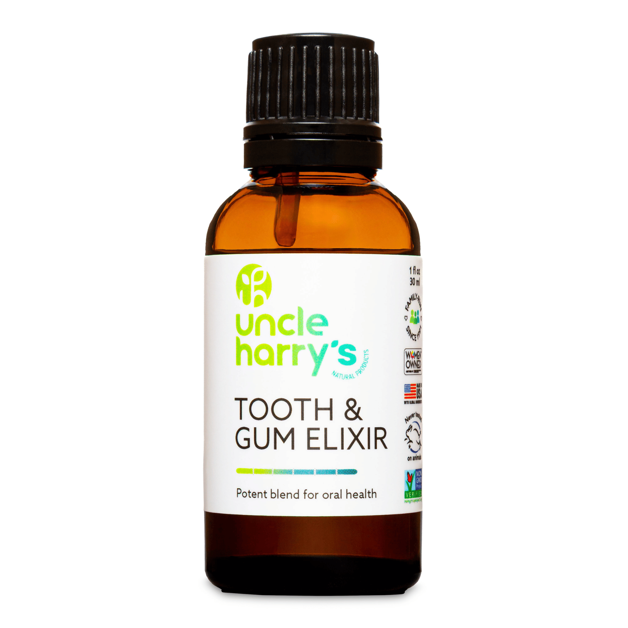 Uncle Harry's Natural Products Tooth and Gum Elixir (1 fl oz) – Smallflower