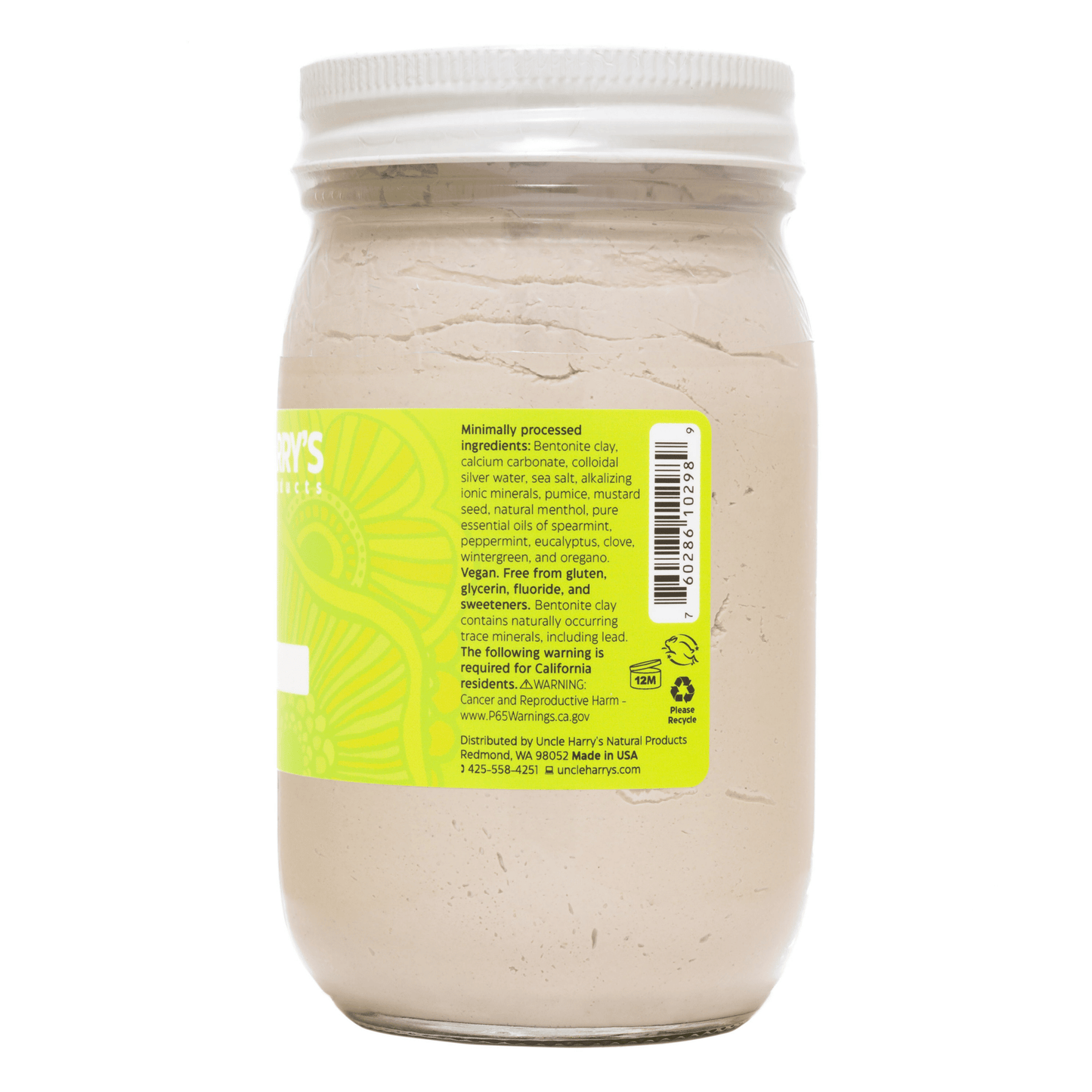 Alternate Image of  Whitening Pumice Polish, clear jar with white lid and green label
