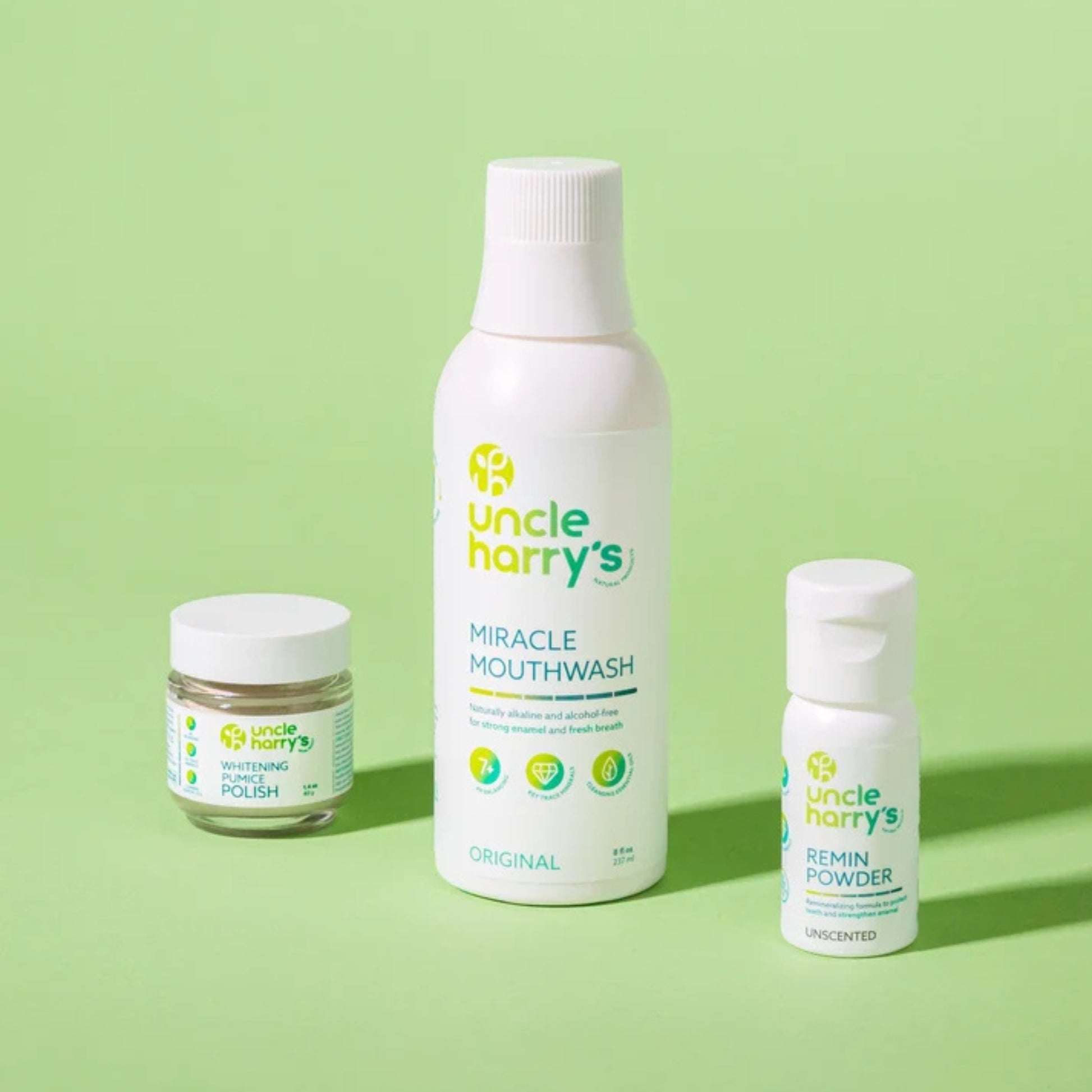 Alternate Image of Whitening Toothpaste Polish, glass jar with white label and white oral care bottles