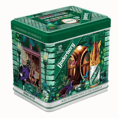 Alternate Image of 2026 Annual Collectors Tin, green illustrated tin
