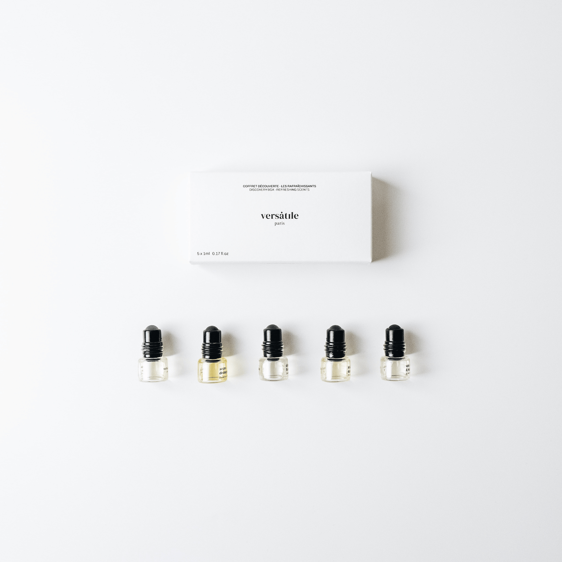 Alternate Image of The Refreshing Scent Discovery Set, white perfume set box with roller balls below