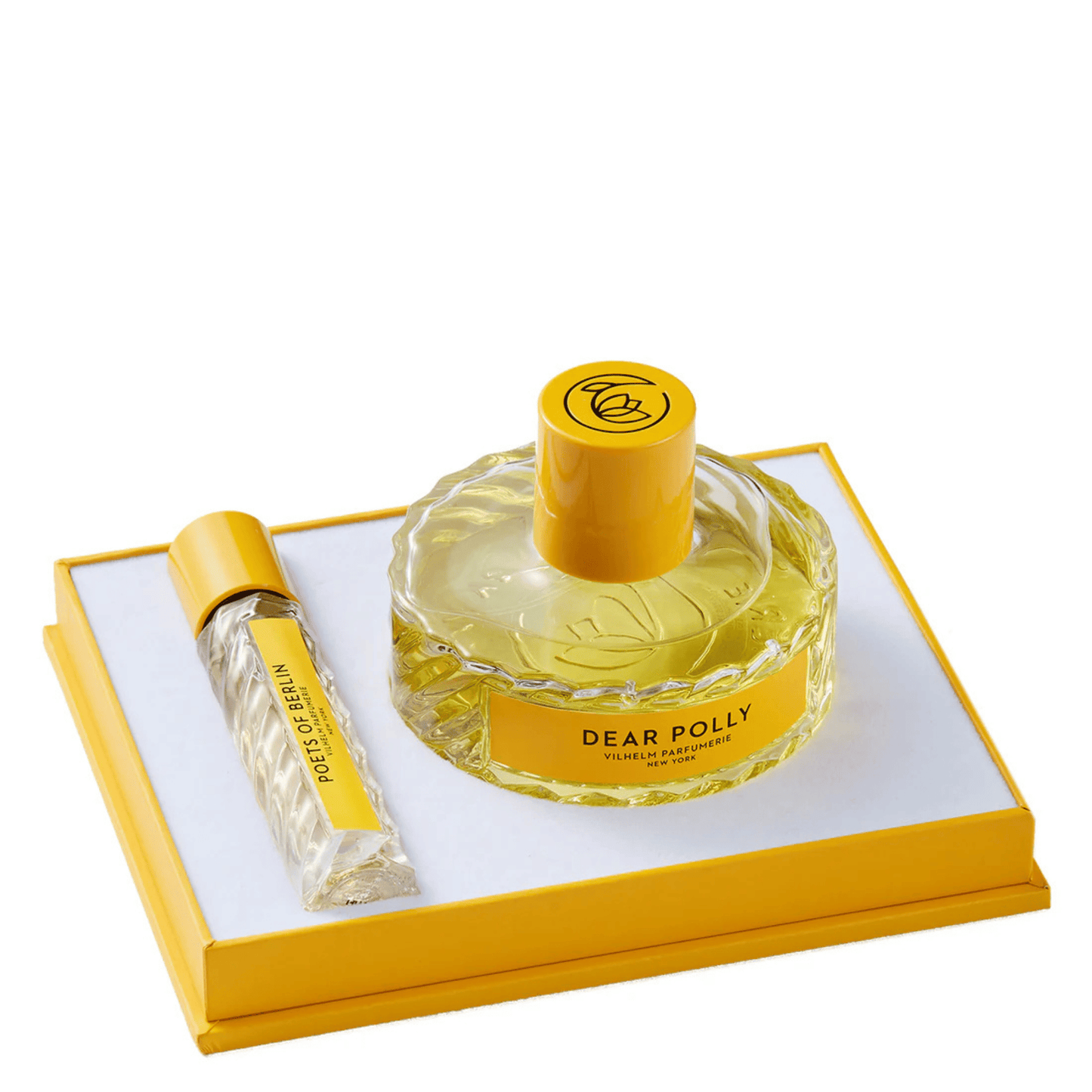 Alternate Image of 10th Anniversary Set, yellow perfume box with 2 perfume bottles