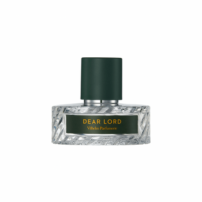 Primary Image of Vilhelm Parfumerie Dear Lord EDP (50 ml), perfume bottle with green cap