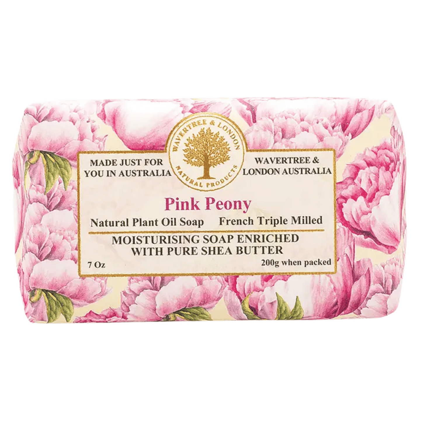 primary image of wavertree and london pink peony bar soap