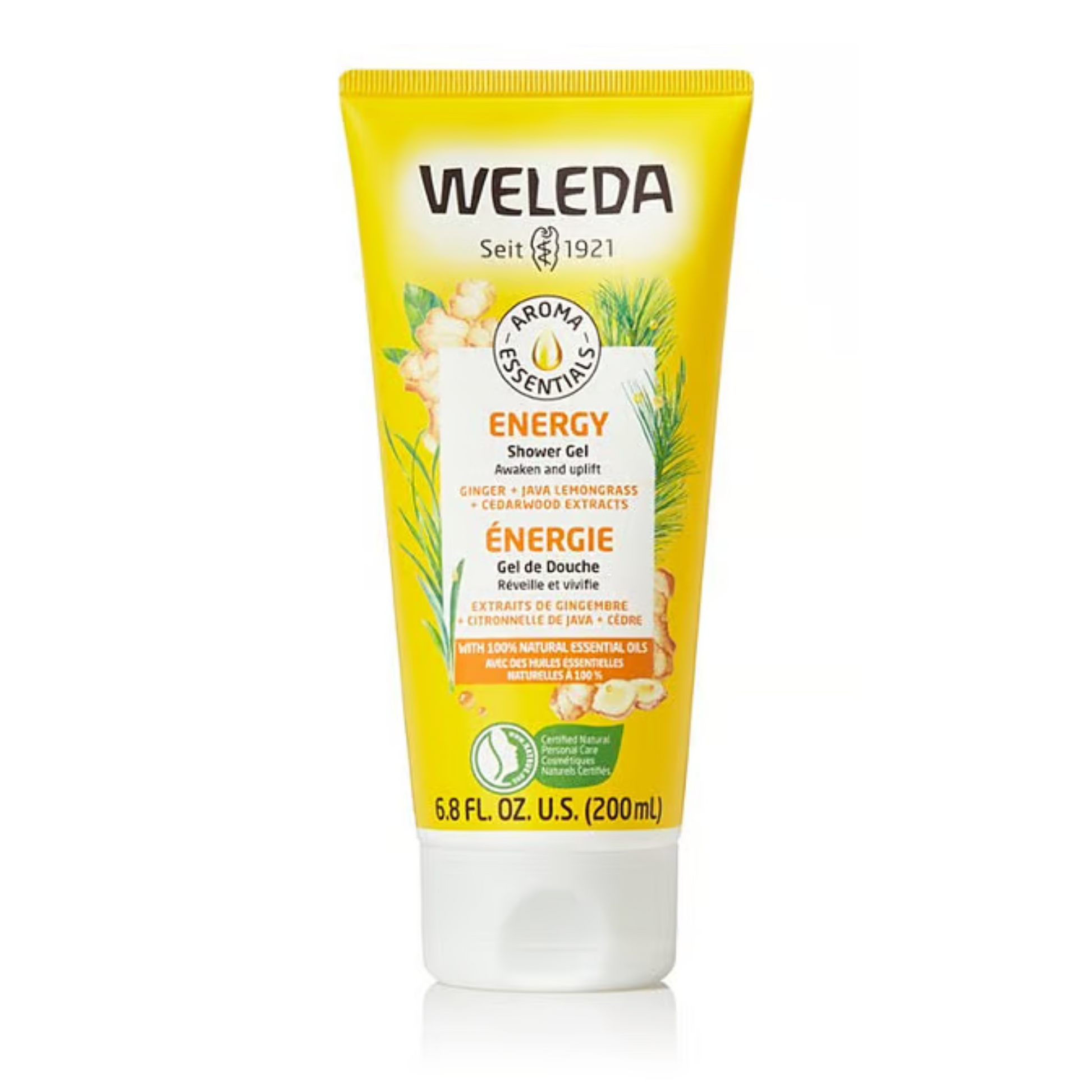 primary image of weleda aroma essentials energy shower gel