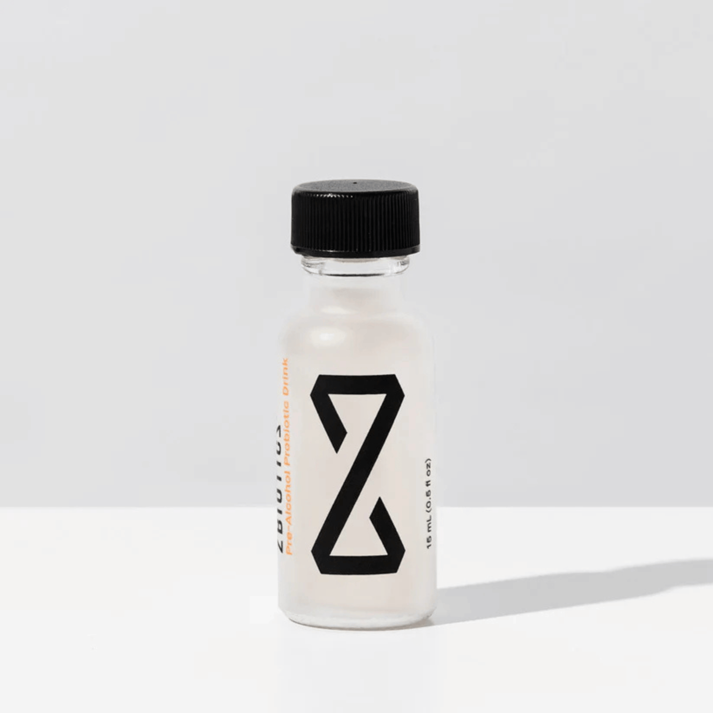 Alternate Image of Pre-Alcohol Probiotic Drink, small frosted bottle with black cap