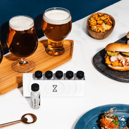 Alternate Image of Pre-Alcohol Probiotic Drink, small frosted bottle with black cap