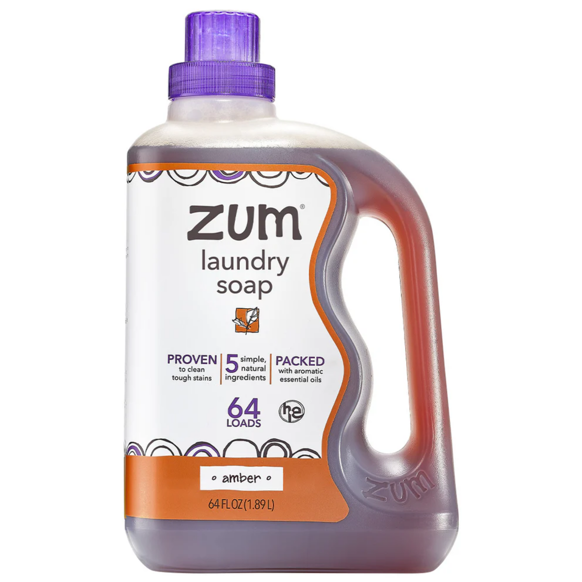 Primary Image of Indigo Wild Amber Zum Laundry Soap (64 fl oz)