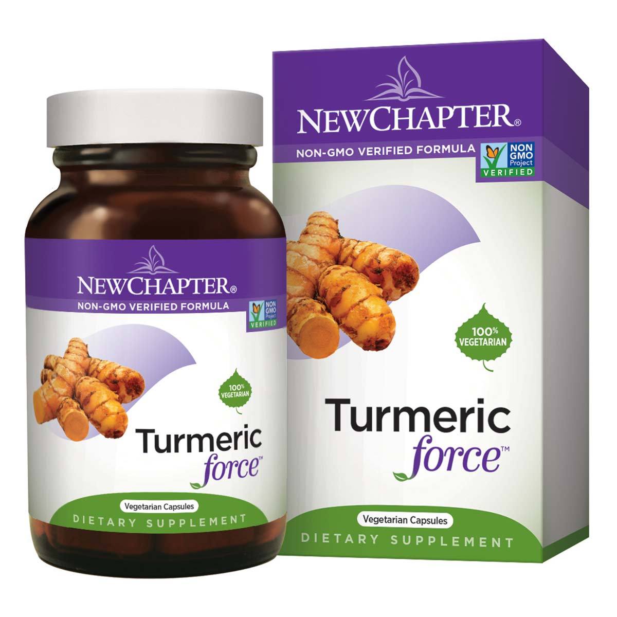 New Chapter Turmeric Force Capsules (60 count) Smallflower