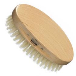 Primary image of Men's Oval Beechwood White Bristle Hairbrush - MG3