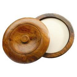 Primary image of Sandalwood Shaving Soap in Wooden Bowl