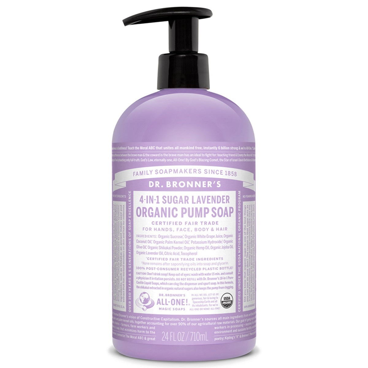 Primary image of Sugar Lavender Organic Pump Soap