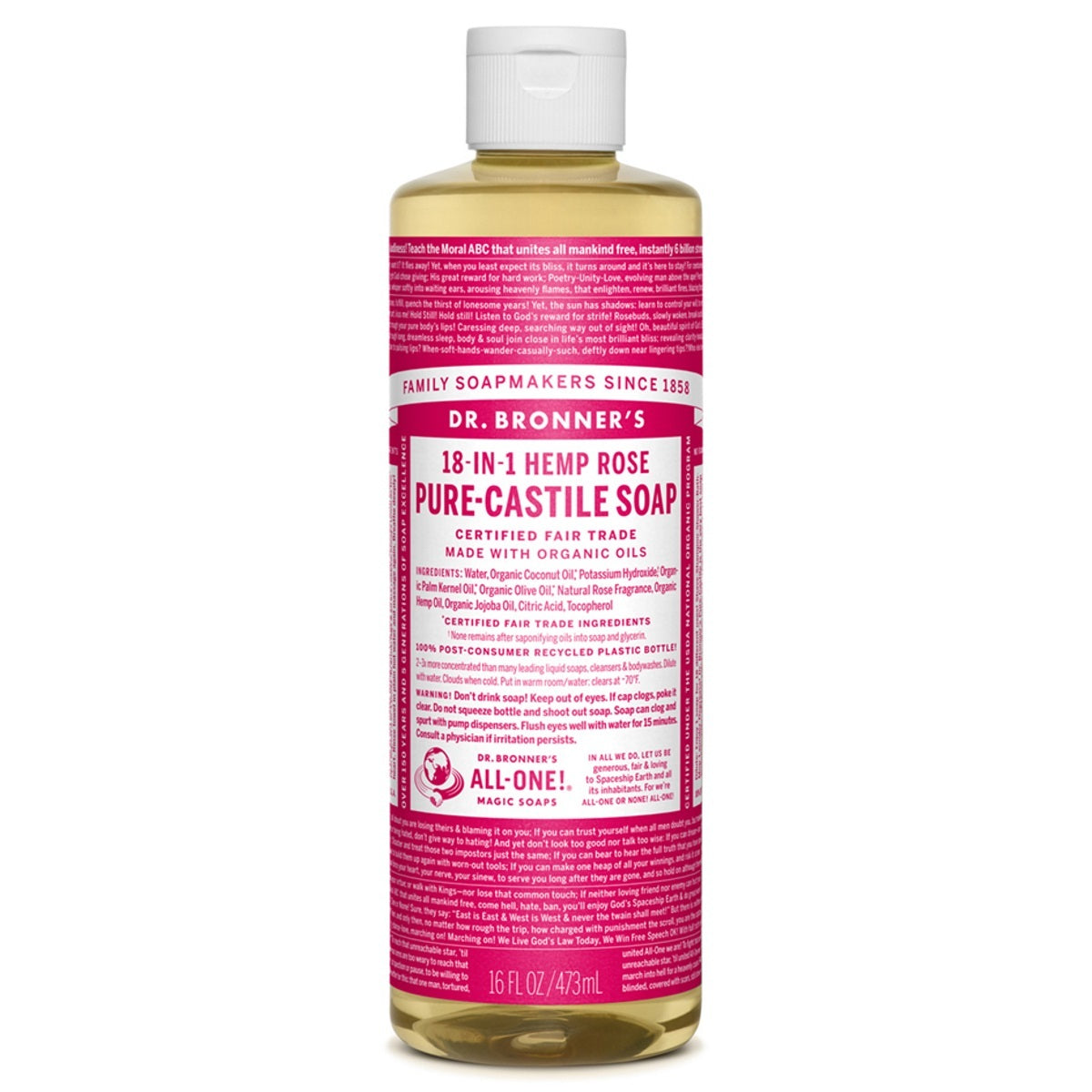 Primary image of Organic Rose Castile Liquid Soap