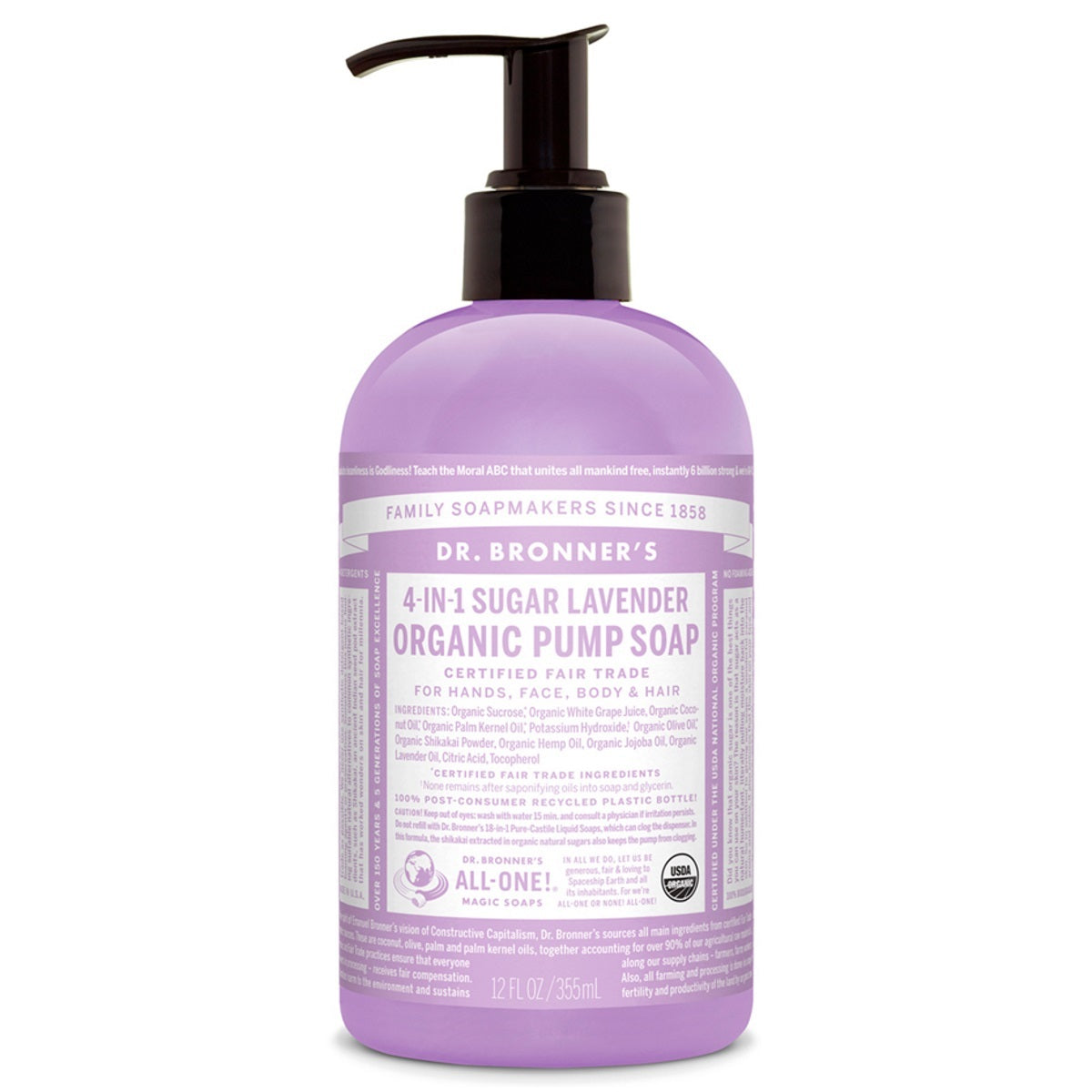 Primary image of Sugar Lavender Organic Pump Soap
