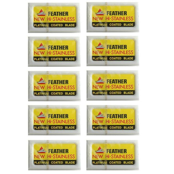 Feather Double Edge Razor Blades (100 count) – Smallflower