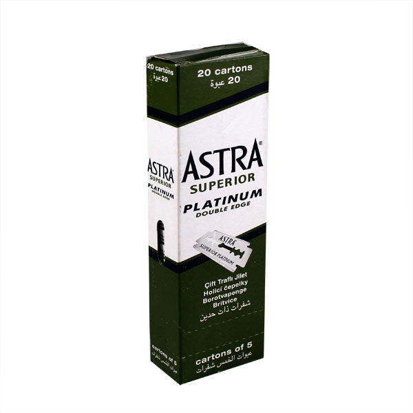 Astra Astra Platinum Double Edge Razor Blades - 100 pack (100 count ...