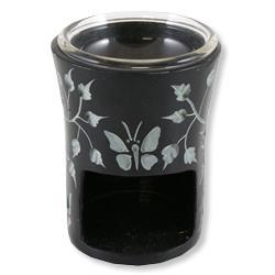 Primary image of Black Leaf Etched Soapstone Aromatherapy Diffuser
