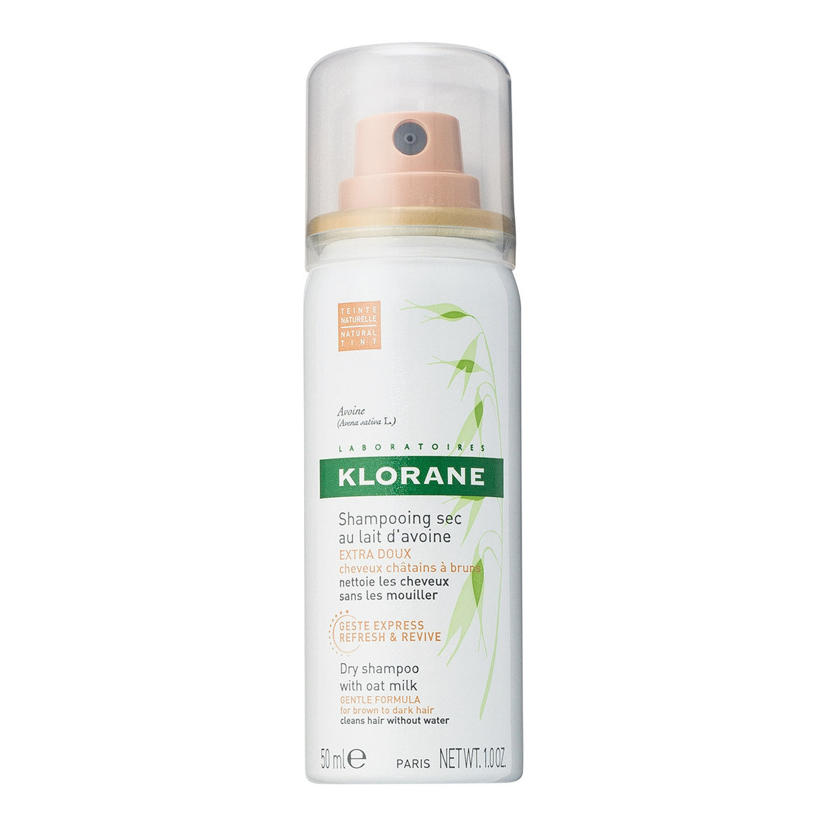 Klorane Dry Shampoo with Oat Milk Dark Hair Size) (Travel Size) (1.06 oz) –