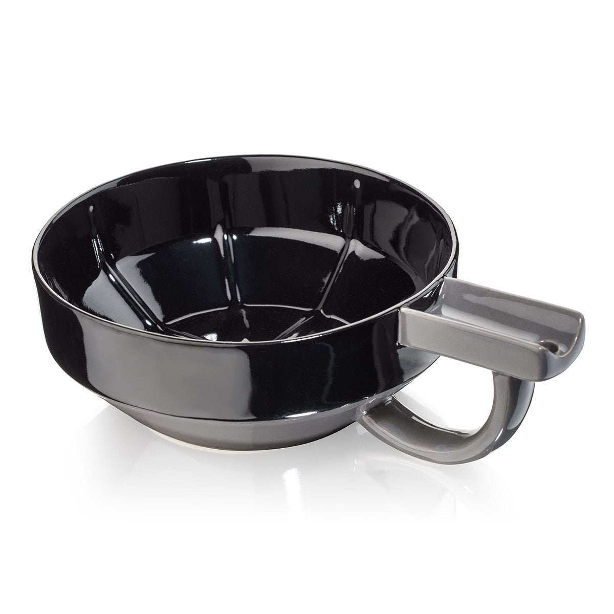 Primary image of Black + Gray Lather Bowl